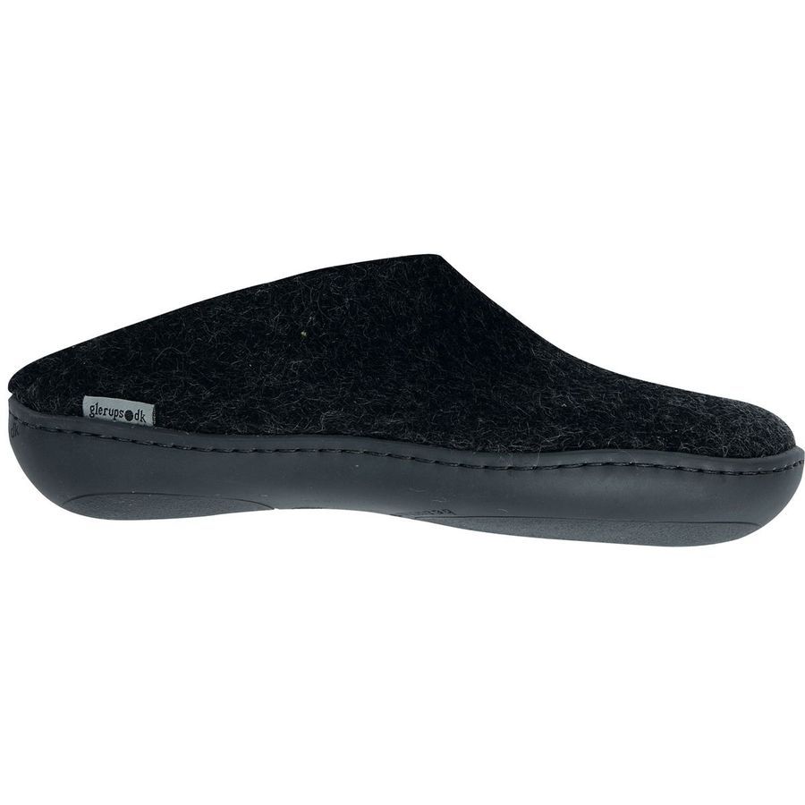 mens slip on slippers with rubber soles