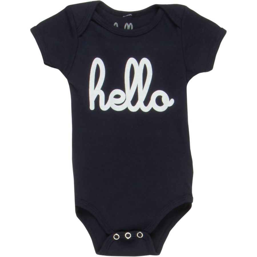 Hello Apparel Hello Individual One-Piece - Short-Sleeve - Infant Girls' &nbsp;Navy