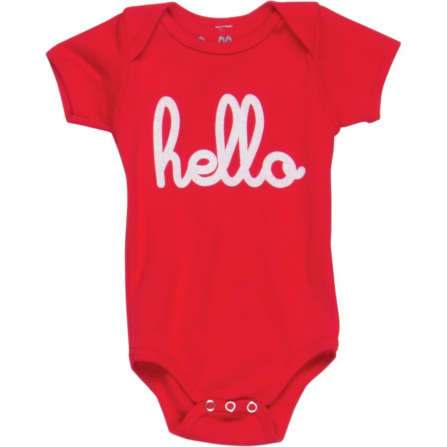 Hello Apparel Hello Individual One-Piece - Short-Sleeve - Infant Girls' &nbsp;Red