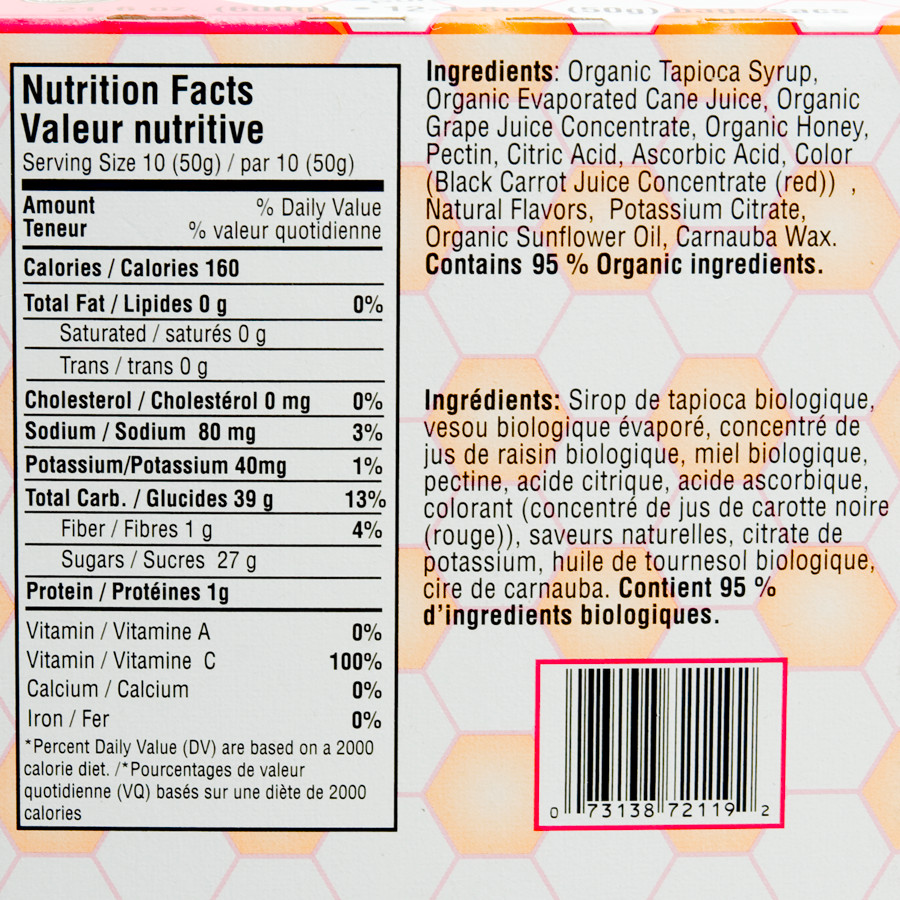 Honey Stinger Organic Energy Chews 12 Pack