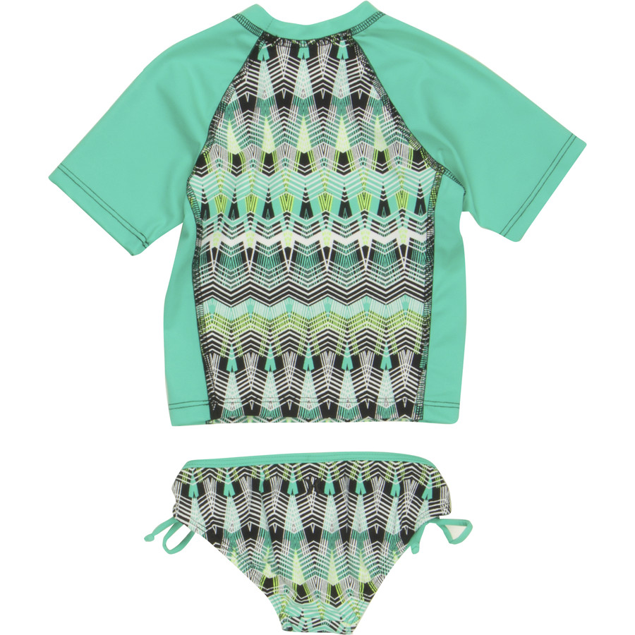 Hurley Phoenix Surf Set Swimsuit - Toddler Girls'&nbsp;Back