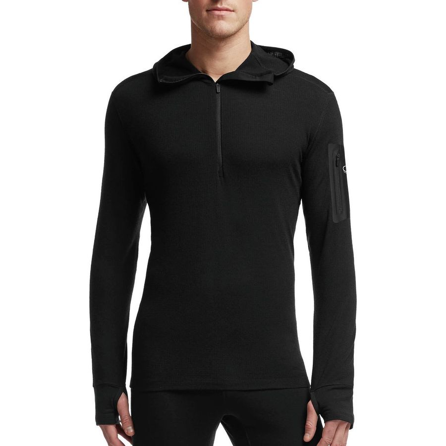 Icebreaker Compass Half-Zip Pullover Hoodie - Men's&nbsp;On-Model Front
