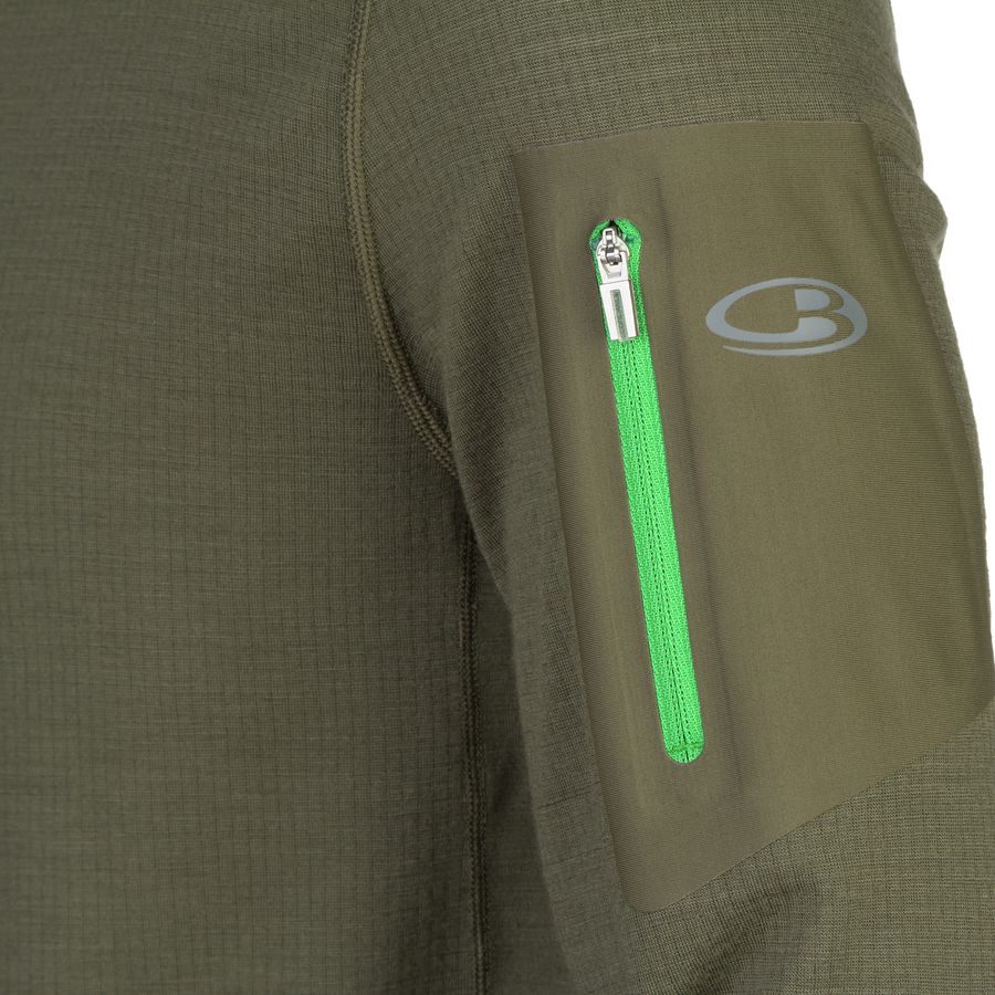 Icebreaker Compass Half-Zip Pullover Hoodie - Men's&nbsp;Arm Pocket