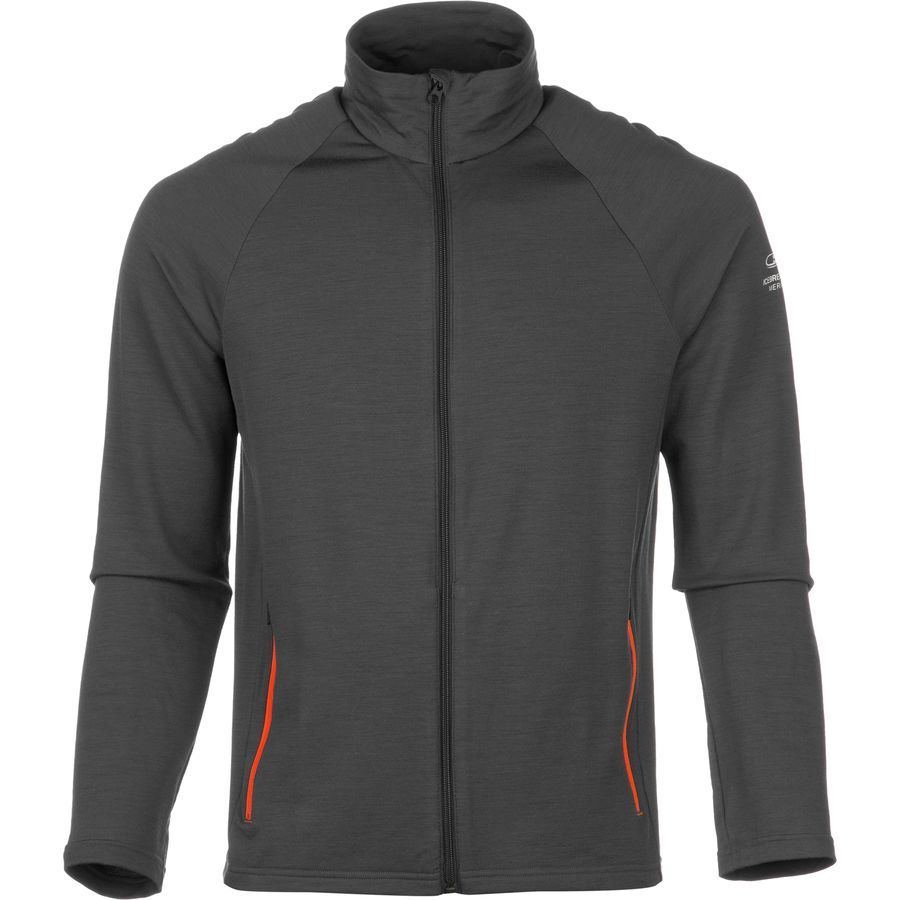 Icebreaker Victory Fleece Jacket - Men's&nbsp;Monsoon/Spark