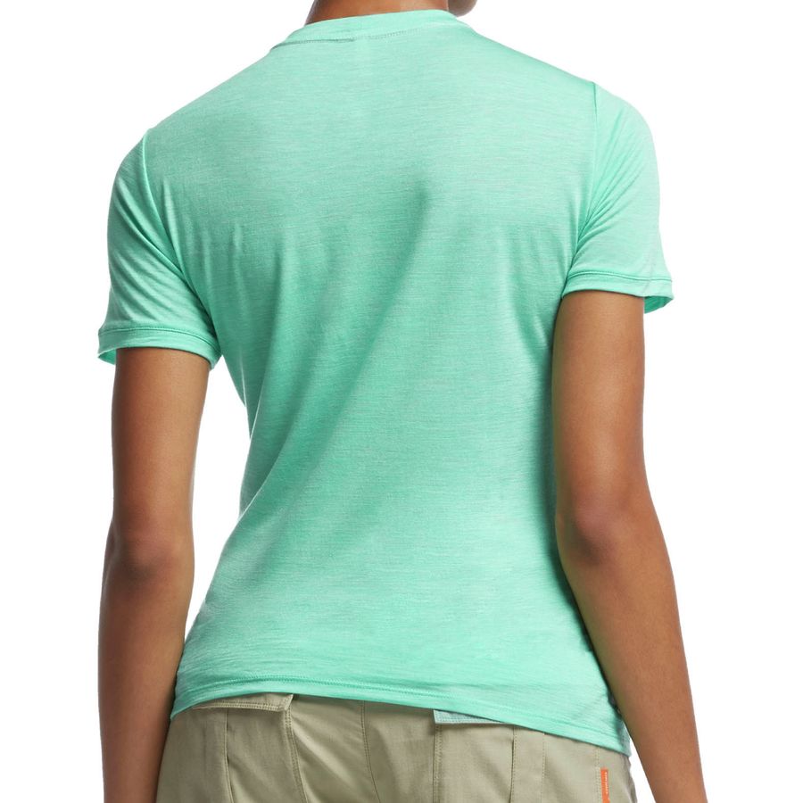 Icebreaker Sphere Stripe Low Crew - Short-Sleeve - Women's&nbsp;Detail