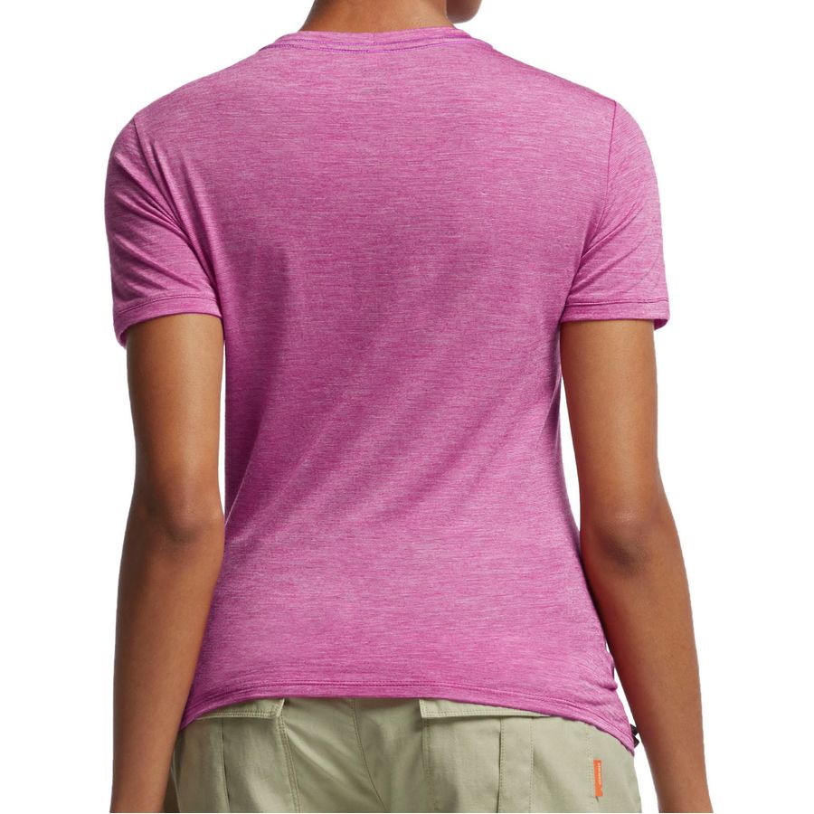 Icebreaker Sphere Stripe Low Crew - Short-Sleeve - Women's&nbsp;Detail