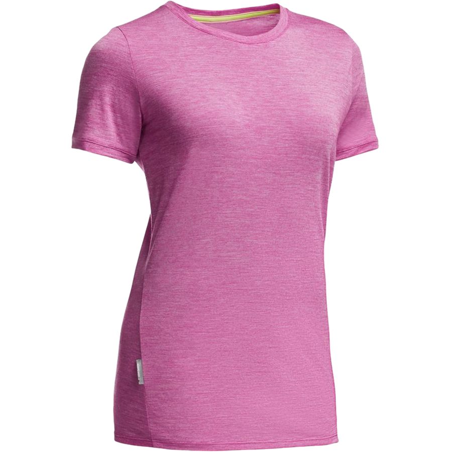 Icebreaker Sphere Stripe Low Crew - Short-Sleeve - Women's&nbsp;Front