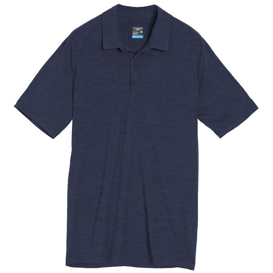 Icebreaker Sphere Polo Shirt - Men's&nbsp;Admiral Heather/Admiral
