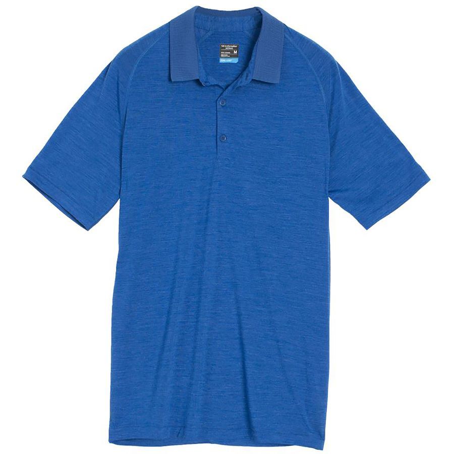 Icebreaker Sphere Polo Shirt - Men's&nbsp;Awesome Heather/Awesome