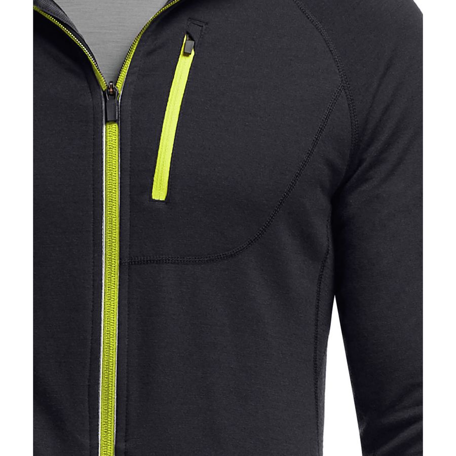 Icebreaker Quantum Hooded Full-Zip Shirt - Long-Sleeve - Men's&nbsp;Detail