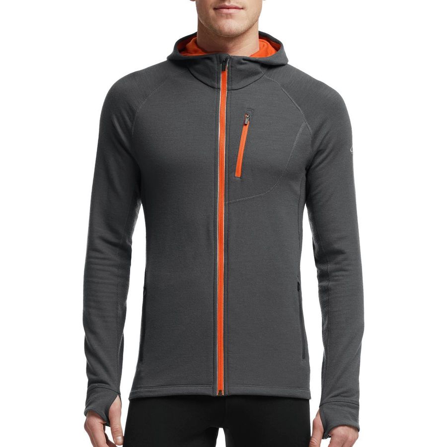 Icebreaker Quantum Hooded Full-Zip Shirt - Long-Sleeve - Men's&nbsp;Front