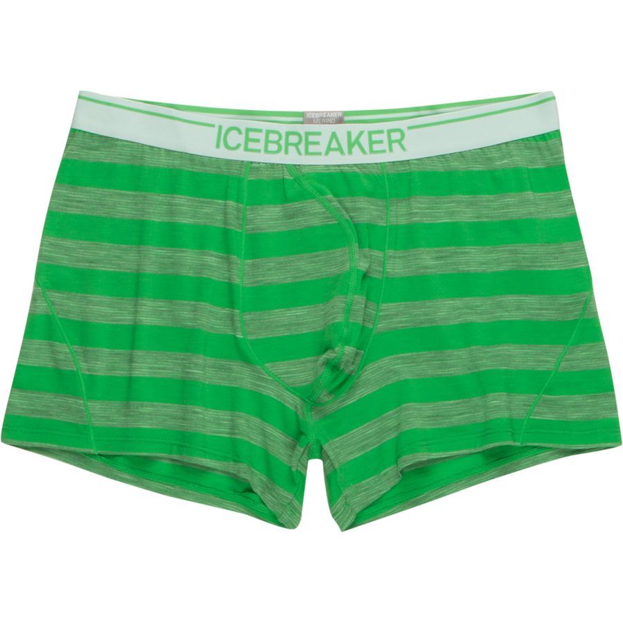 Icebreaker BodyFit 150-Ultralite Anatomica Boxer - Men's&nbsp;Balsam/Metro Heather/White