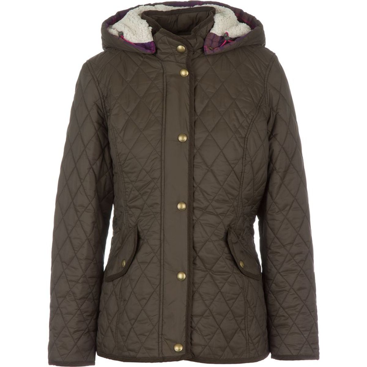 joules quilted jacket with hood