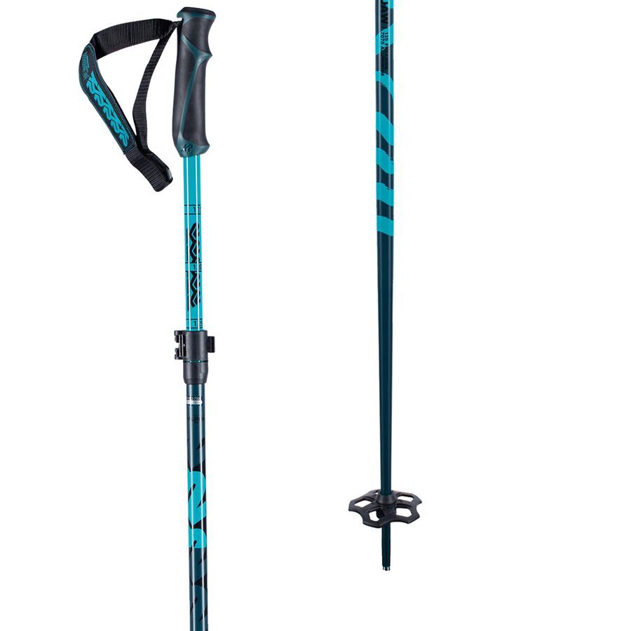 K2 FlipJaw Freeride Adjustable Ski Poles
