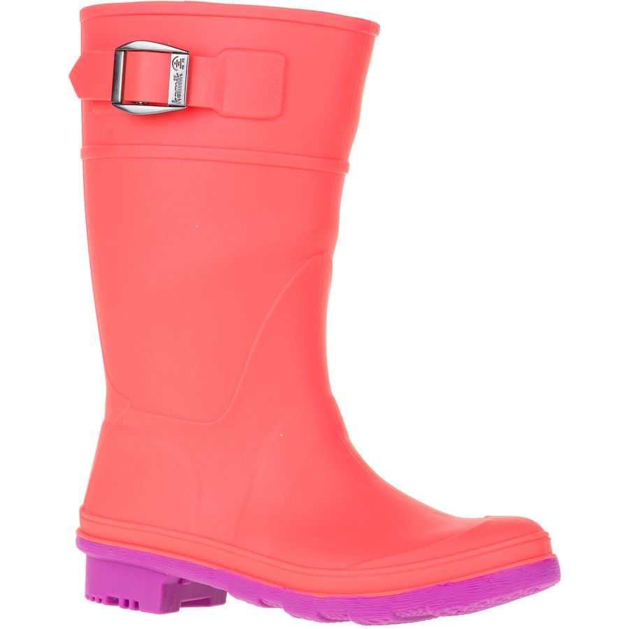 Kamik Raindrops Rain Boot - Girls'&nbsp;Coral