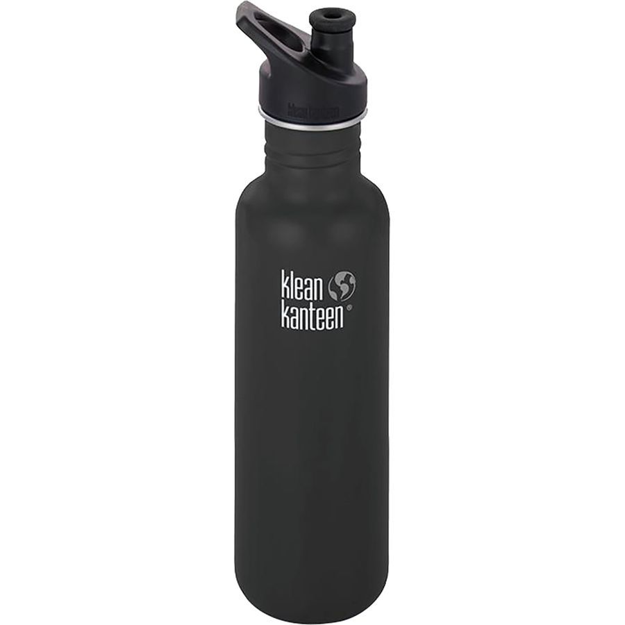 Klean Kanteen 27oz Classic Water Bottle with Sport Cap&nbsp;Shale Black