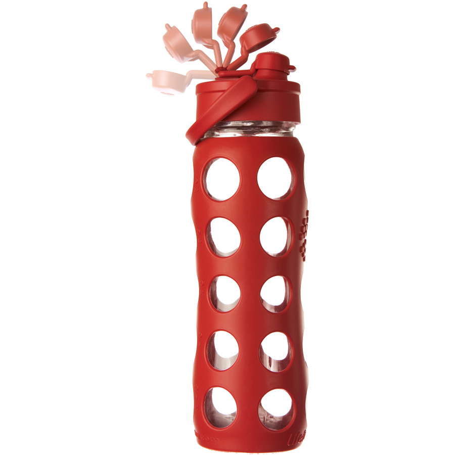 Lifefactory Glass Flip Cap Water Bottle 22oz