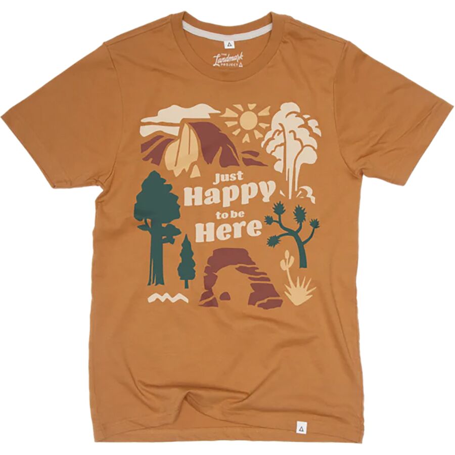 Just Happy To Be Here Short-Sleeve T-Shirt
