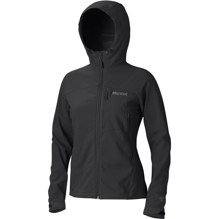 Marmot Estes Hooded Softshell Jacket - Women's&nbsp;Black