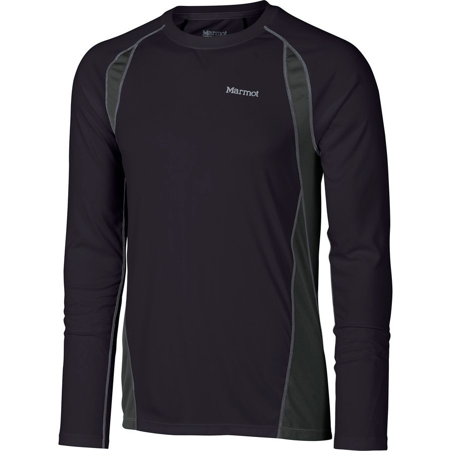 Marmot Interval Shirt - Long-Sleeve - Men's&nbsp;Black/Slate Grey
