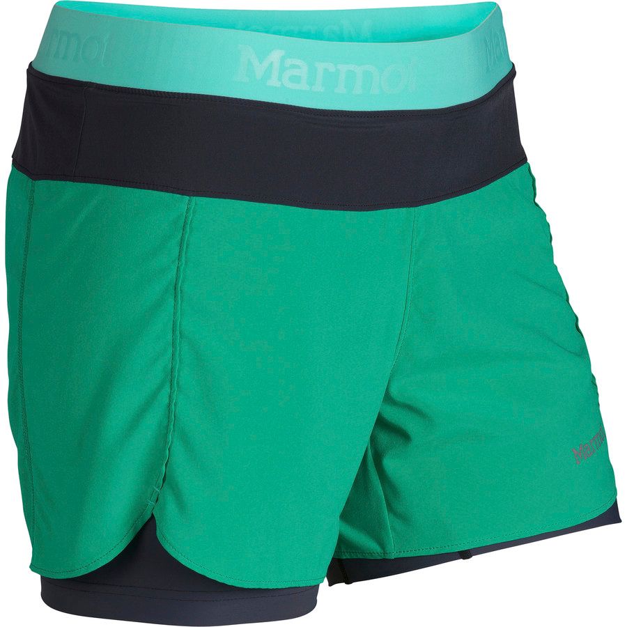 Marmot Pulse Short - Women's&nbsp;Gem Green/Ice Green