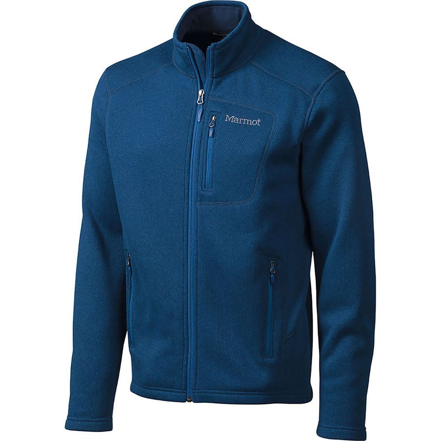 Marmot Drop Line Fleece Jacket - Men's&nbsp;Blue Night