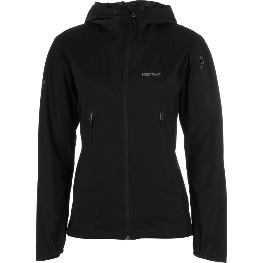 Marmot Vapor Trail Hooded Softshell Jacket - Women's&nbsp;Jet Black