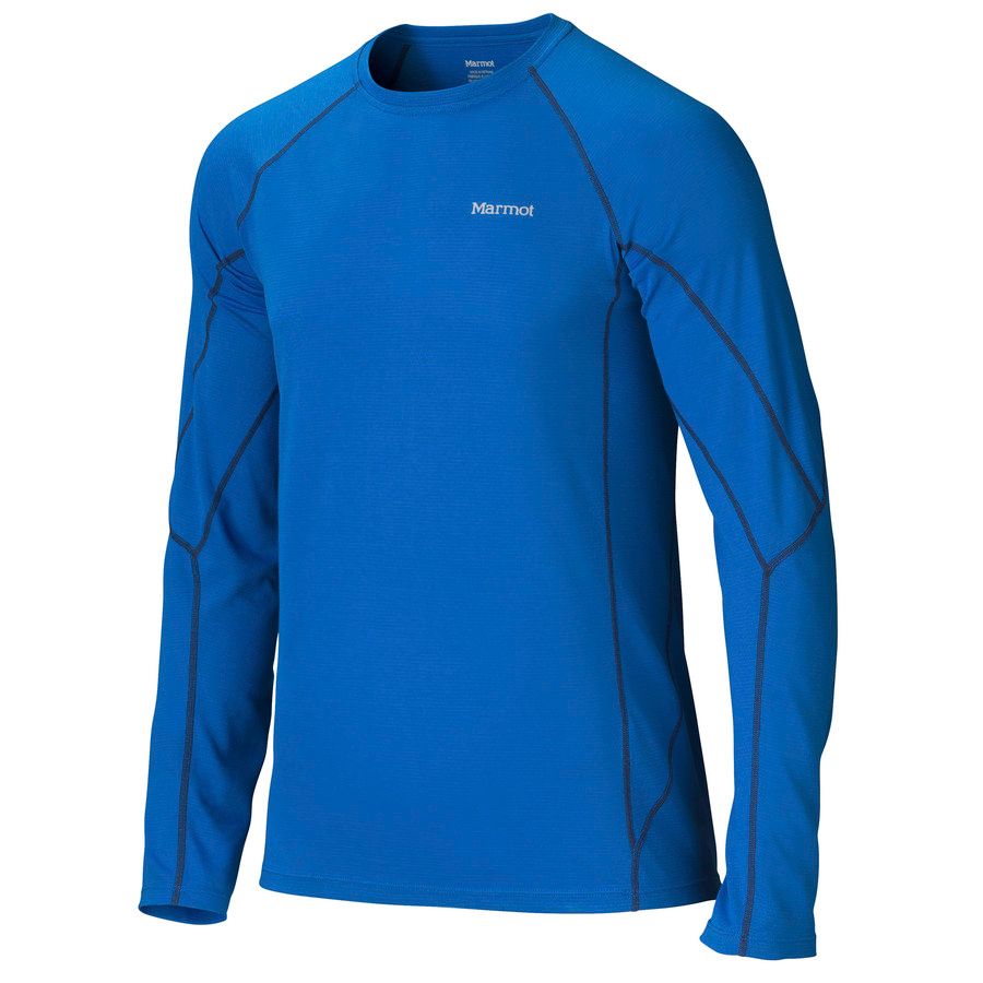 Marmot Thermalclime Sport Crew - Long-Sleeve - Men's&nbsp;Peak Blue