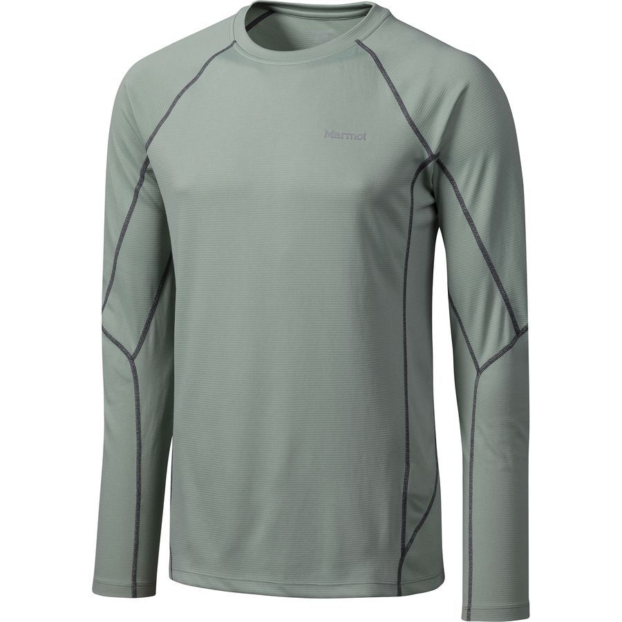 Marmot Thermalclime Sport Crew - Long-Sleeve - Men's&nbsp;Zinc Haze