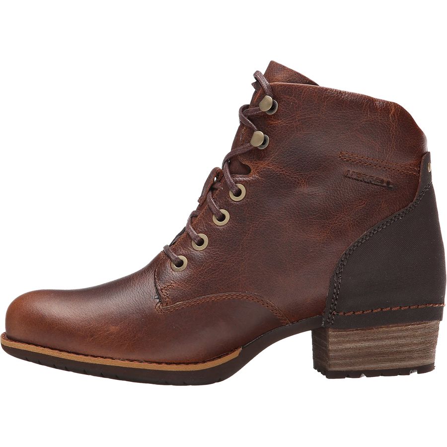 merrell lace up boots womens