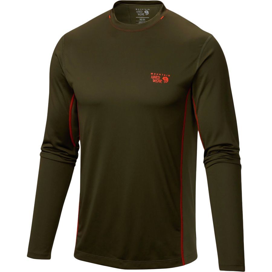 Mountain Hardwear Wicked Lite T-Shirt - Long-Sleeve - Men's&nbsp;Peatmoss