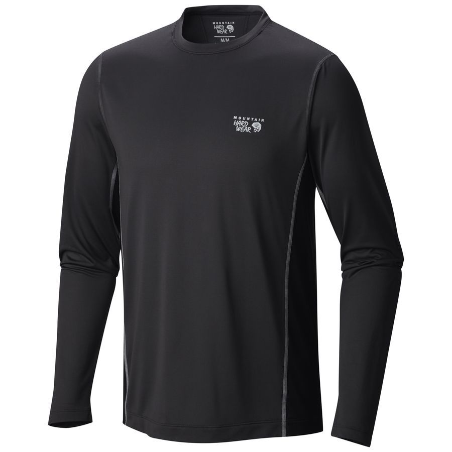 Mountain Hardwear Wicked Lite T-Shirt - Long-Sleeve - Men's&nbsp;Shark/Black