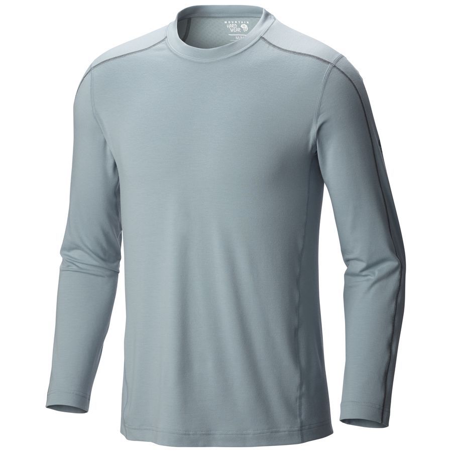 Mountain Hardwear CoolHiker T-Shirt - Long-Sleeve - Men's&nbsp;Ice Shadow
