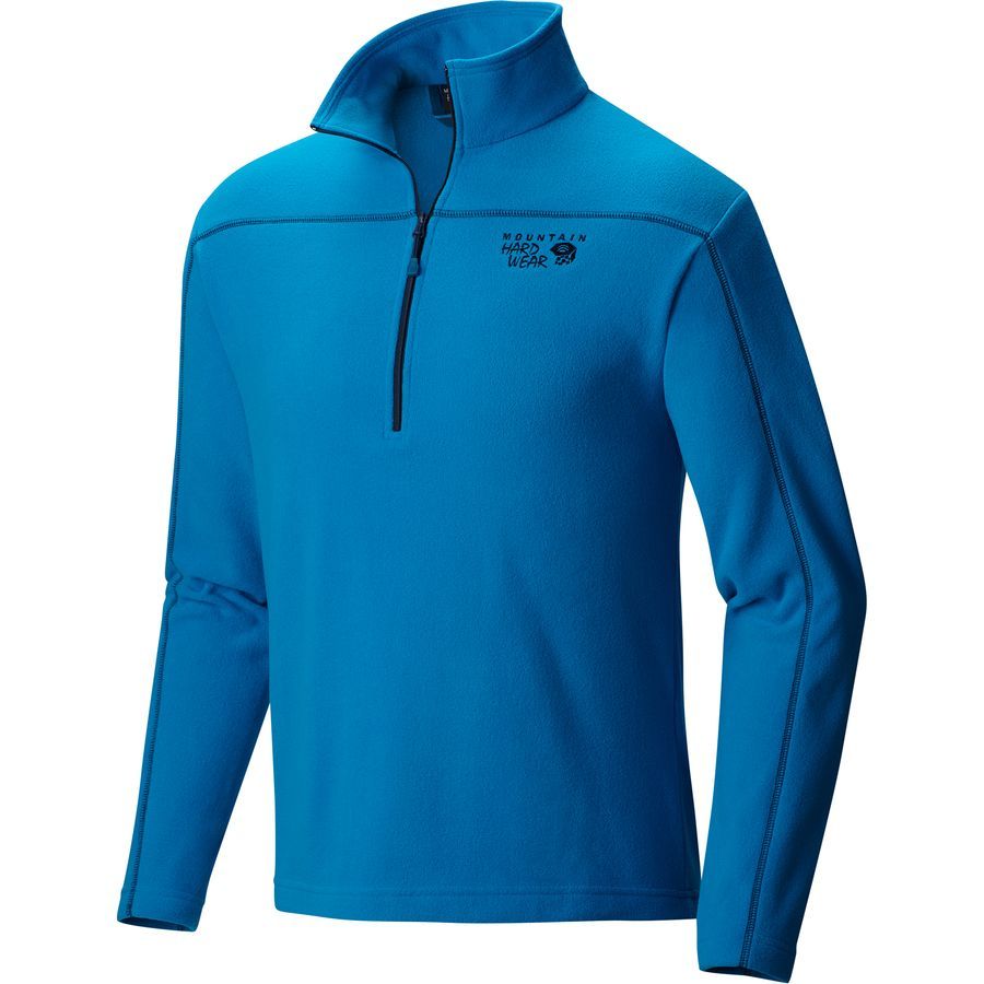 Mountain Hardwear Microchill Fleece Zip T Pullover - Men's&nbsp;Dark Compass