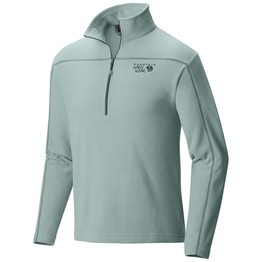 Mountain Hardwear Microchill Fleece Zip T Pullover - Men's&nbsp;Ice Shadow