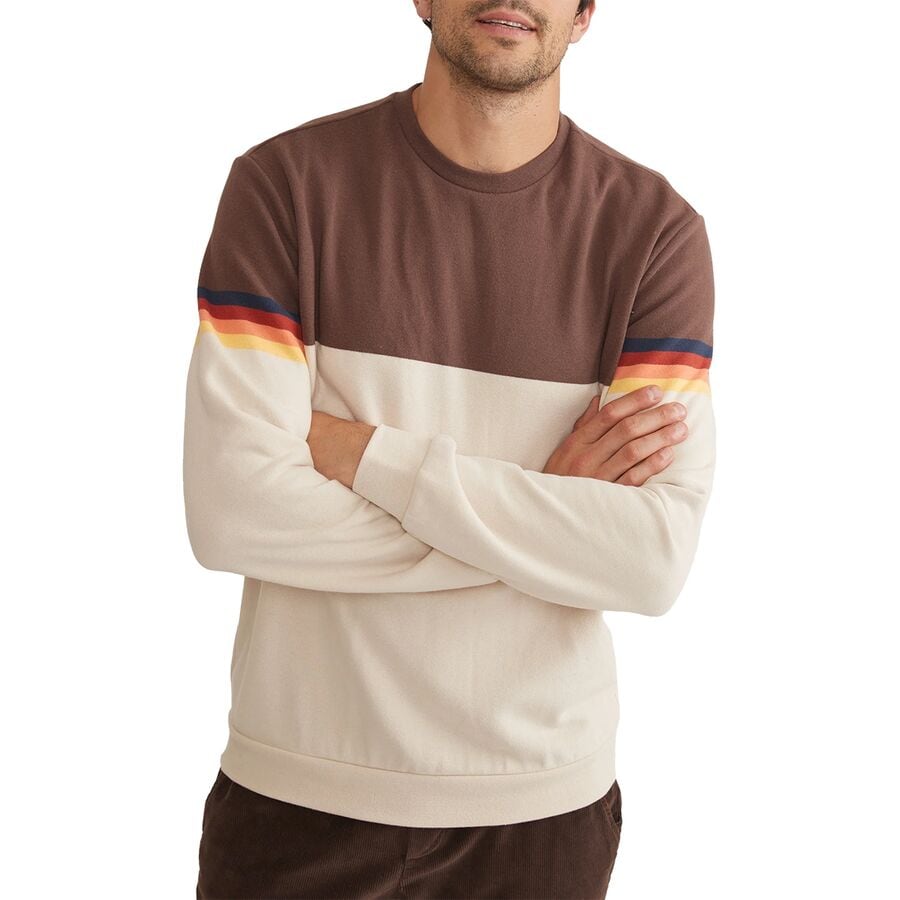 Stripe Sleeve Sweatshirt - Men's