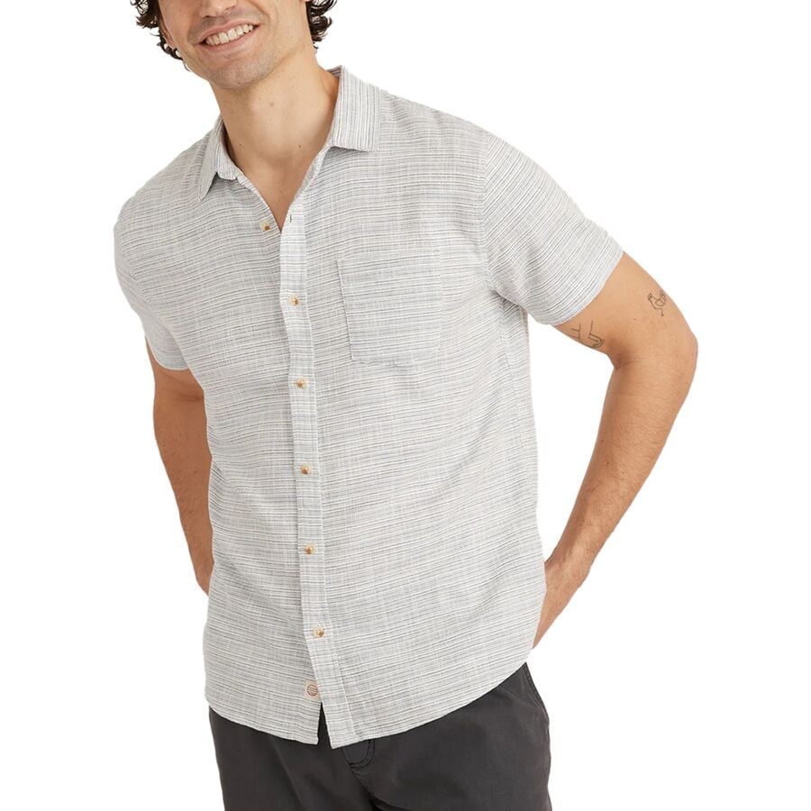 Stretch Selvage Simple Stripe Shirt - Men's