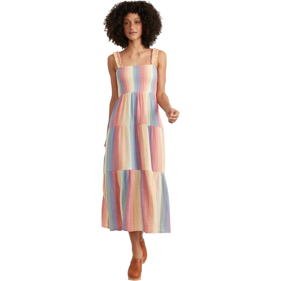 Selene Maxi Double Cloth Dress - Women's