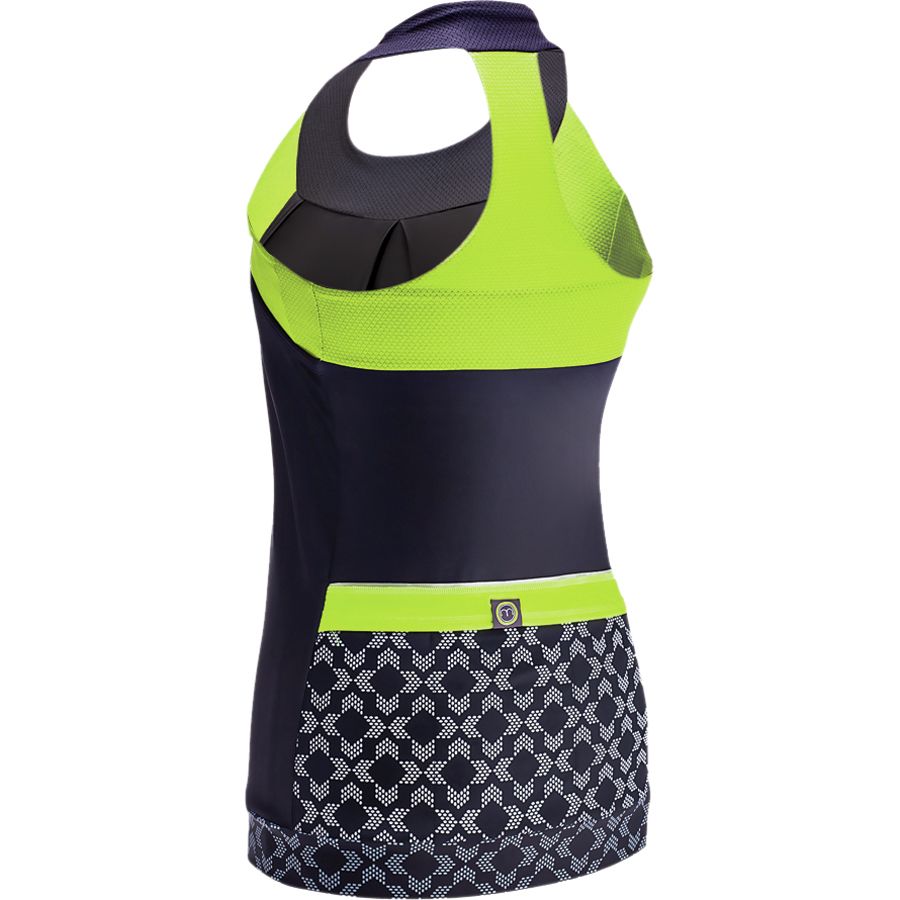 Moxie Cycling High Vis Lumenex Layered Tank Jersey Sleeveless Women's