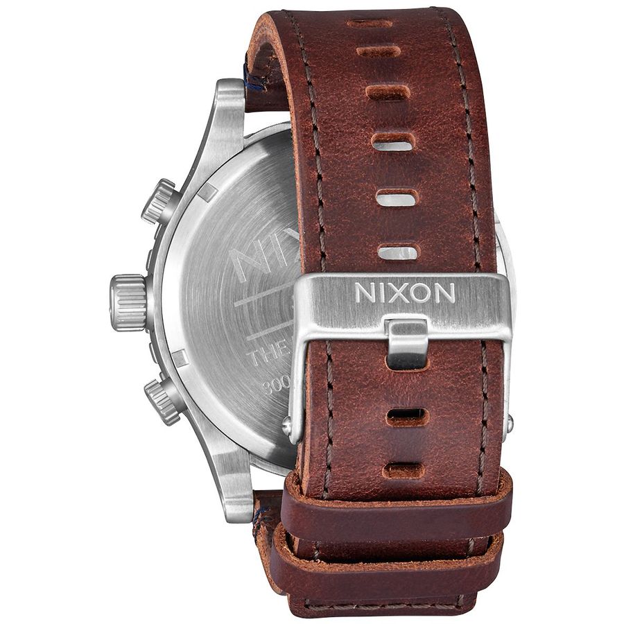 Nixon 5130 Chrono Leather Watch