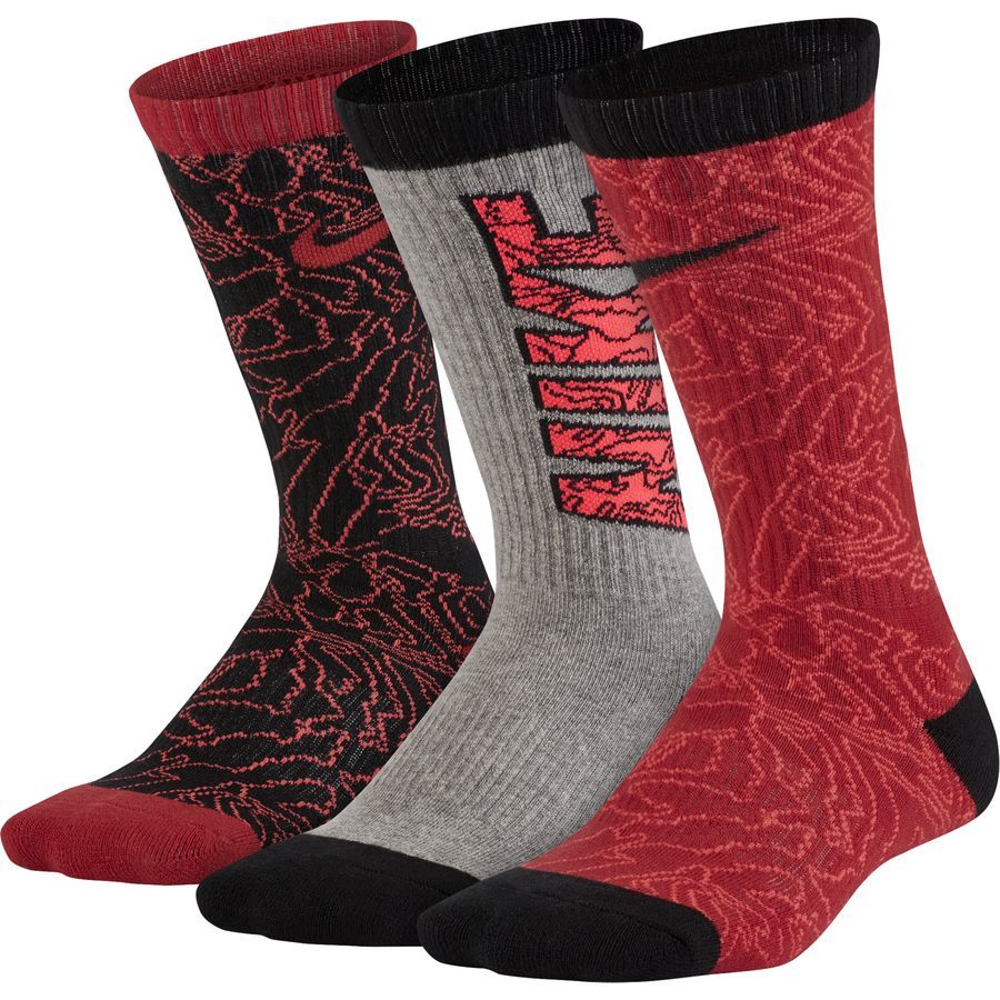 Nike Graphic Cushioned Crew Sock 3Pack Kid's