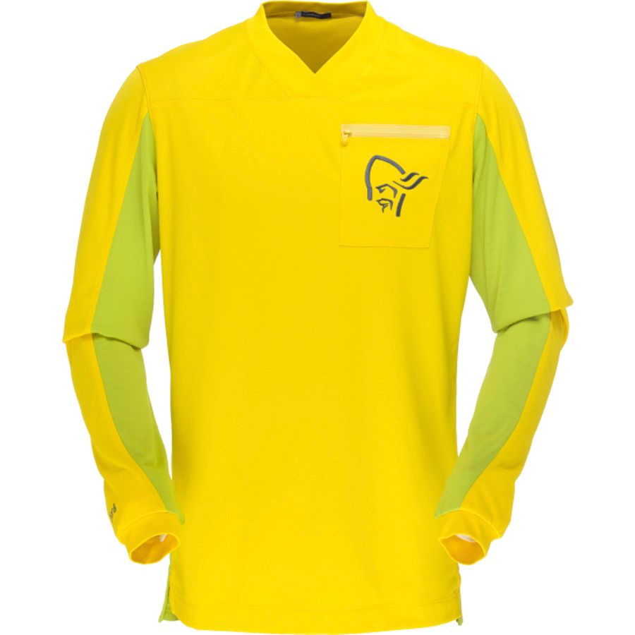 Norrøna Fjora Equaliser Shirt - Long-Sleeve - Men's&nbsp;Mellow Yellow