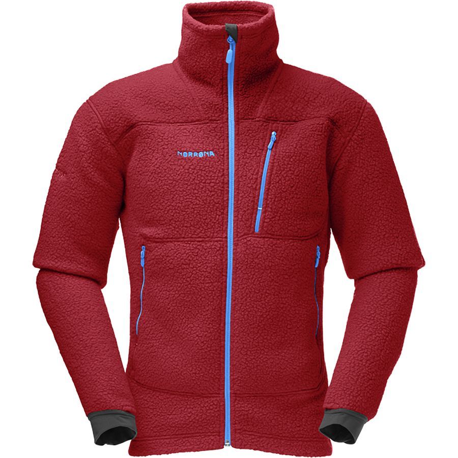 Norrøna Trollveggen Warm 2 Fleece Jacket - Men's&nbsp;Jester Red