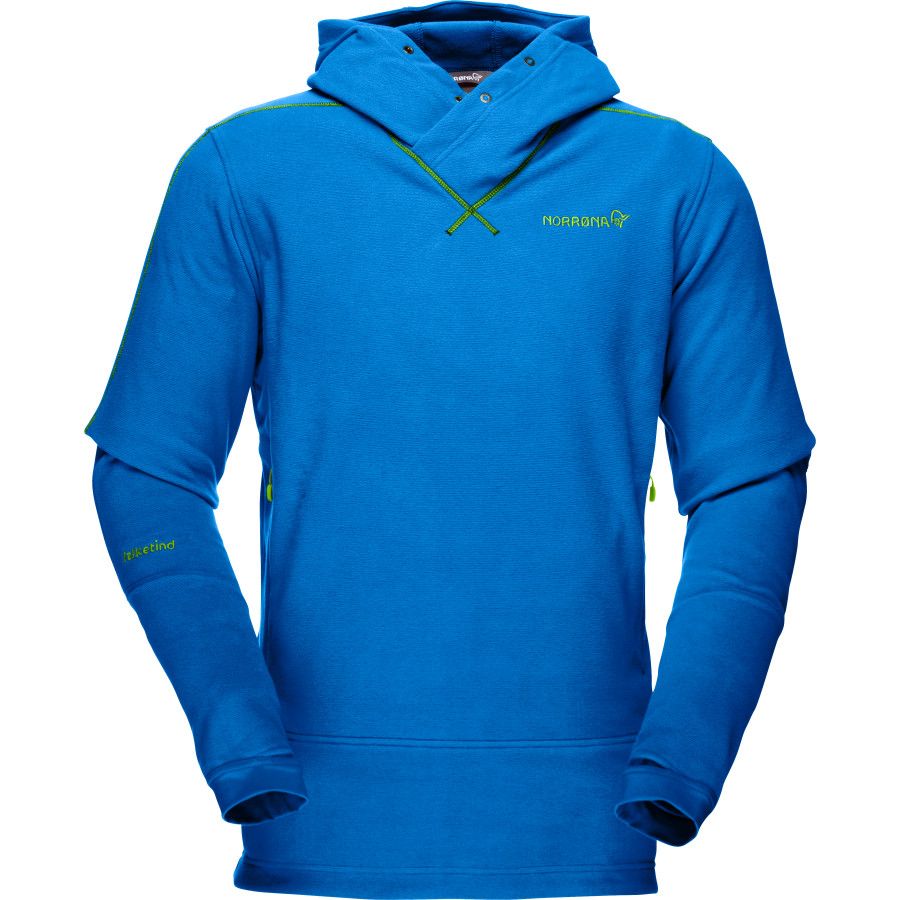 Norrøna Falketind Warm1 Pullover Hoodie - Men's&nbsp;Electric Blue
