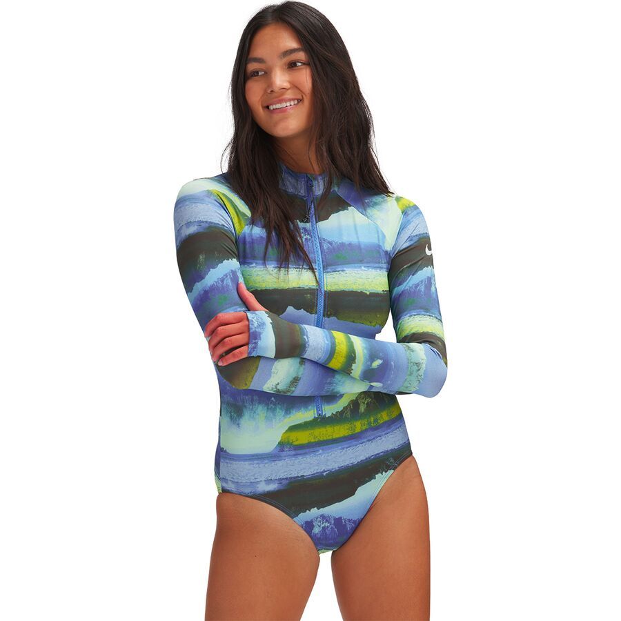 Long-Sleeve One Piece Swim Suit - Women's