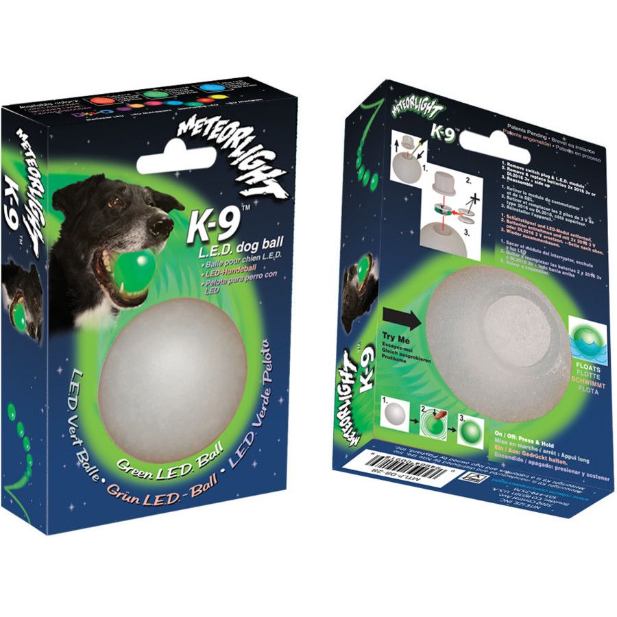 Nite Ize MeteorLight K-9 L.E.D Ball&nbsp;Green