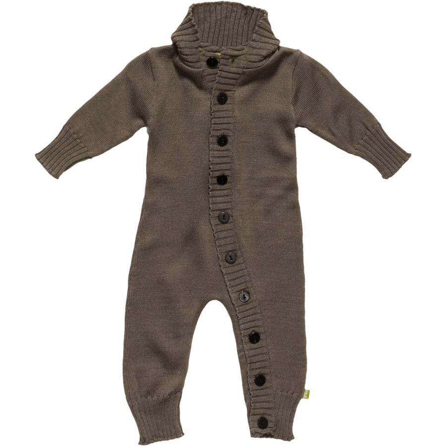Nui Organics Milo Hooded Romper - Infant Boys'&nbsp;Cocoa