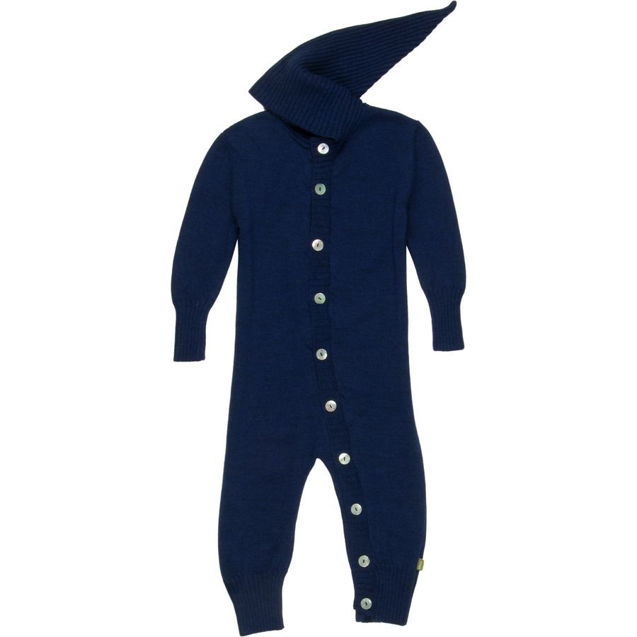 Nui Organics Milo Hooded Romper - Infant Boys'&nbsp;Navy