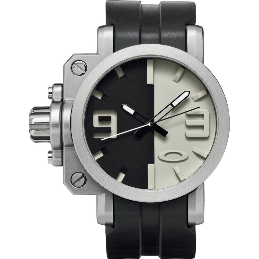 oakley gearbox titanium watch