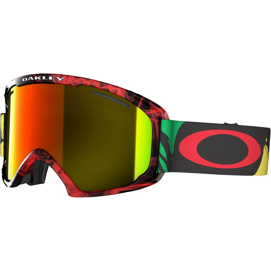 Oakley 02 XL Goggle&nbsp;Burned Out Rasta/Fire Iridium